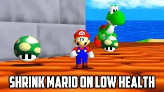 ⭐ Super Mario 64 PC Port - Shrink Mario on Low Health v1.0