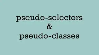 CSS Selectors