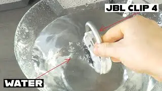JBL Clip 4 bass test in water - without grill
