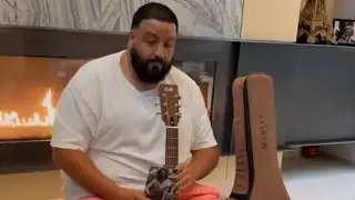 DJ KHALED got a new guitar