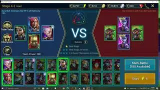 Raid Shadow Legends The mad Arena, Spirithost & Warmaiden search