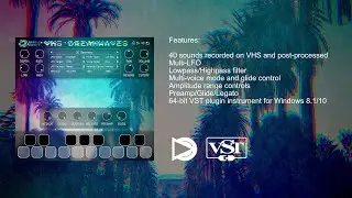 VHS Dreamwaves 64-bit VST plugin instrument for Windows