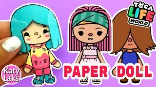 Toca Boca Paper Doll/Toca Boca world DIY/Toca Boca