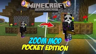 How To Get Optifine Zoom In Minecraft Pocket Edition | Zoom Mode For Minecraft Bedrock Edition