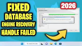 Wait on the Database Engine recovery handle failed SQL Server in Windows 11/10/7 - How To Fix Error