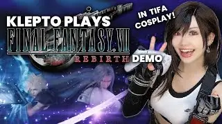 Playing the FF7 Rebirth Demo in cosplay