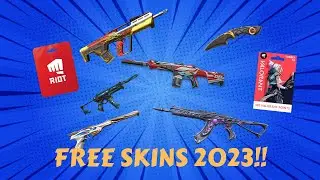 FREE VALORANT SKINS 2023 EASY!!