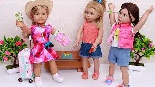 Doll friends find lost wallet! Givit it back or keep it? Play Dolls Honesty