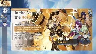 Navia banner pulls [Genshin Impact]
