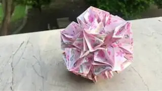 Aalaw Kusudama - PrwOrigami Folding Tutorial 【くす玉・折り紙】