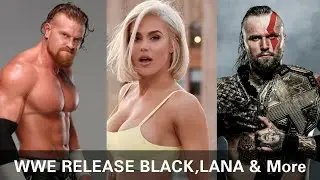 Wwe Release Aleister Black, Murphy, Lana, Ruby Riott || Hindi || Shocking