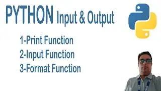 Input & Output statements in python || How to take input & output in python || print || format