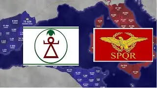 Alternate second punic war simulated in territorial io