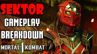 Sektor Explodes onto the Scene! - Mortal Kombat 1 Gameplay Trailer Breakdown