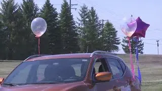 Congrats! A surprise baby shower parade for one of our own