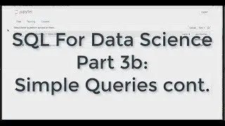 SQL for Data Science 