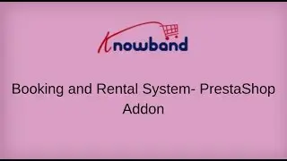 Booking and Rental System - Prestashop Addon