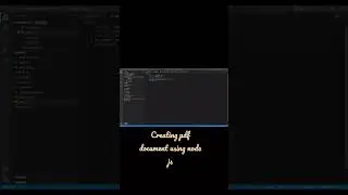 Create pdf document |how to create pdf |nodejs 