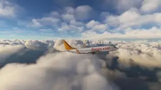 MSFS İstanbul Sabiha Gökçen-Kyiv Boryspil LTFJ-UKBB PMDG 737-800