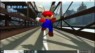 Super Mario 64 in Sonic Generations - Skyscrapper Scamper Act 1-2 (C-Rank)