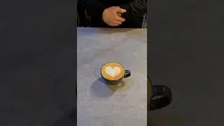 How To Make Simple & Perfect Looking Latte Art Heart❤️ #latteart #latteartheart