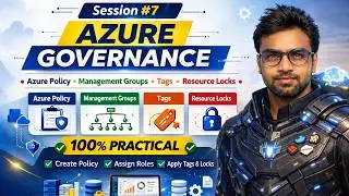 Session 7 | Azure Policy & Management Groups Explained | Tags & Resource Locks Practical (Hindi)