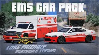 Los Santos Ems Vehicles Pack V4 Lore Friendly | Stretcher System | Non-Els