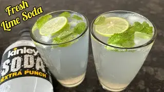 Fresh Lime Soda Recipe | How to make Fresh Lime Soda | Lemon Soda Recipe | Kinley Soda