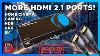 NO MORE Plugging & Unplugging HDMI cords I Review Orei BK-401 4x1 HDMI Switch I Gaming + Home Cinema