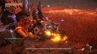 Aloy handily destroys two Scorchers and a Behemoth. Horizon: Zero Dawn, Ultra Hard