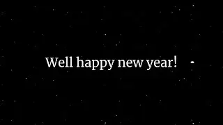 Yup, happy new year everyone!!!