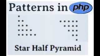 how to #print #pyramid #triangle  #patterns  using #php #for loop