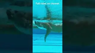 Alway exhale when swimming. Never hold your breath. #swimming #swimtechnique