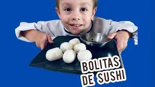 Bolitas de sushiii deliciosas #minichefmario #melamañe #recetas #recetasfaciles #viral
