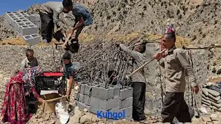 Nader and zarbano nomadic life | Returning home and everyday problems in the mountains 