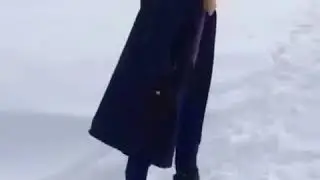 18+ Бабка ТЕРМИНАТОР на снегоходе, rifle ,sniper.(не нормативная лексика)!!!!!