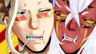 record of ragnarok Buddha and otakemaru (oc) speedpaint
