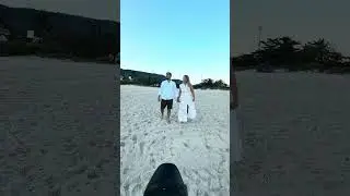 Ensaio pré-wedding no carro e na praia