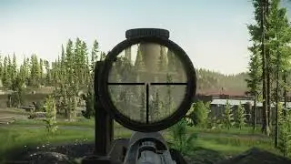 Escape From Tarkov - Long shot 548m  - Mosin + PU 3.5x riflescope without zeroing! - Scav kill