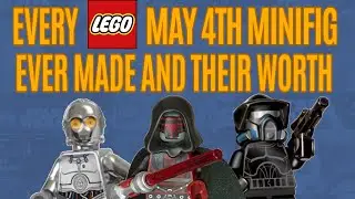 Every lego May 4th minifigure ever made and their worth