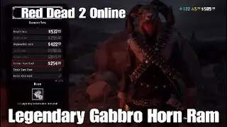 Red Dead 2 Online - Legendary Gabbro Horn Ram