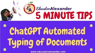 ChatGPT Automated Typing of Documents