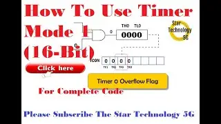 Microcontroller 8051 Project 26 How To Use Timer Mode 1 16 Bit Mode