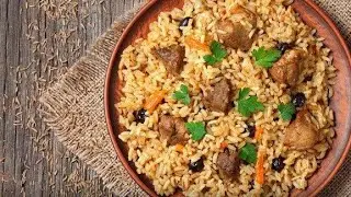 I'm cooking pilaf.