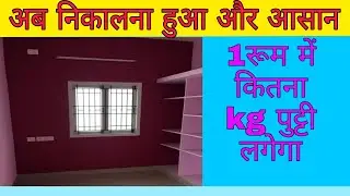 Estimate / Cost of Painting Work for House | Material Consumption and Labour Rate for Paint of Room