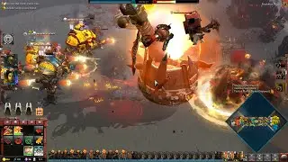 Nexus Wars 2020: Space Marines vs Orks, 3v3, Hard AI - Warhammer 40K: Dawn Of War 3 - Deathwatch Mod