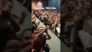El público de Mérida lo volvió a hacer. Son maravillosos!!!