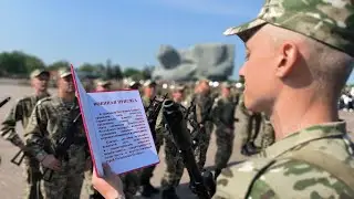 Военнослужащие нового пополнения внутренних войск МВД приняли Военную присягу
