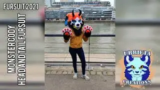 Monster Cody Head and tail Fursuit