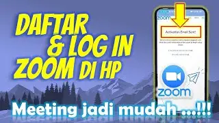 Cara Daftar & Cara Login Zoom Meeting Di Hp || Tutorial HP